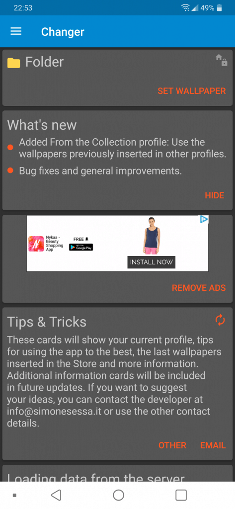 Enable Automatic Wallpaper Changer