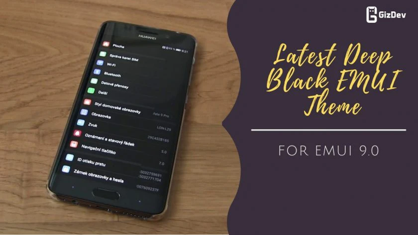 Download Latest Deep Black EMUI Theme for EMUI 9.0 Pie