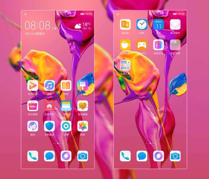 Download Huawei P30 and P30 Pro Stock Themes