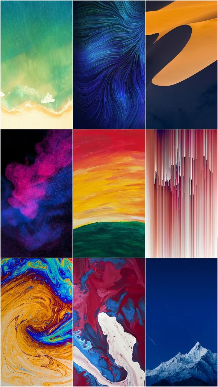 Realme 3 Stock Wallpapers