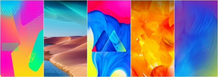 Samsung Galaxy M10 Stock Wallpapers