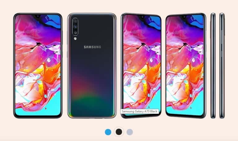 samsung galaxy a70 specification