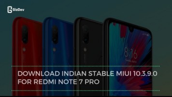 Download Indian Stable MIUI 10.3.9.0 For Redmi Note 7 Pro
