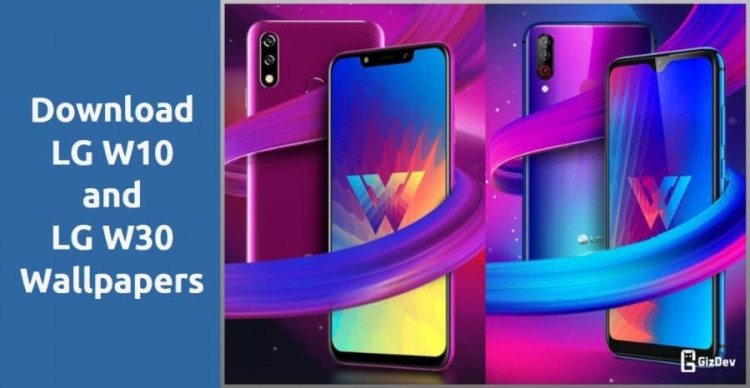LG W10 and LG W30 Stock Wallpapers