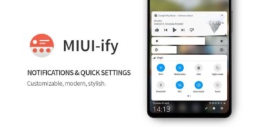 MIUI 10 Style Quick Settings And Notification Panel