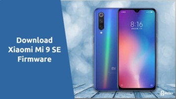 Xiaomi Mi 9 SE Firmware