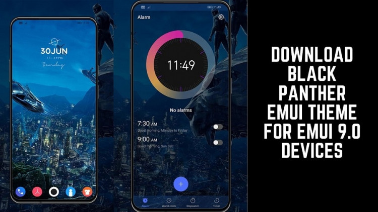 Download Black Panther EMUI Theme For EMUI 9.0 Devices