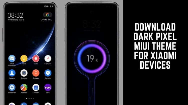 Download Dark Pixel MIUI Theme For Xiaomi Devices