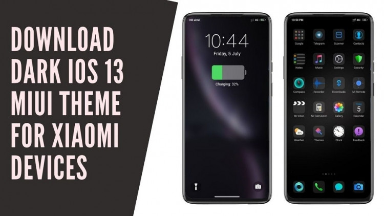 Download Dark iOS 13 MIUI Theme For Xiaomi Devices