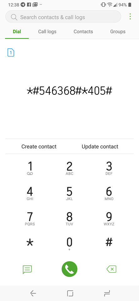 LG V40 Service Menu