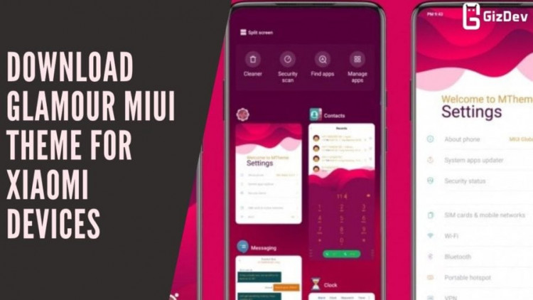 Download Glamour MIUI Theme For Xiaomi Devices