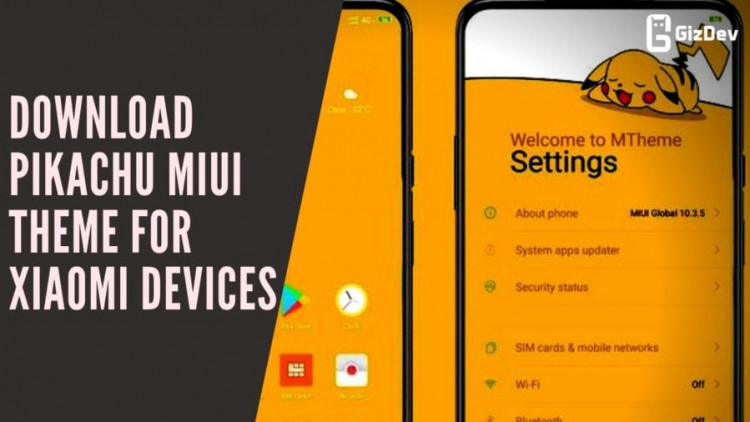 Download Pikachu MIUI Theme For Xiaomi Devices