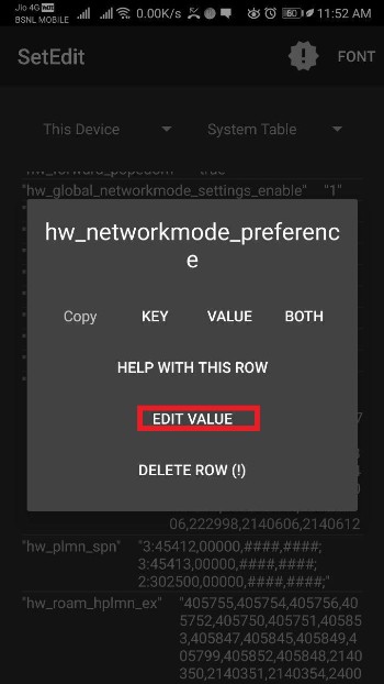 huawei 4g only mode
