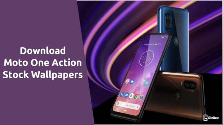 Moto One Action Stock Wallpapers