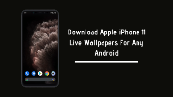 Apple iPhone 11 Live Wallpapers