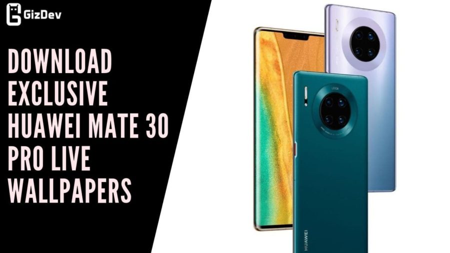 Download Exclusive Huawei Mate 30 Pro Live Wallpapers