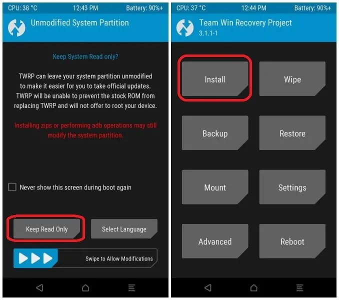 TWRP For Redmi Note 8 Pro