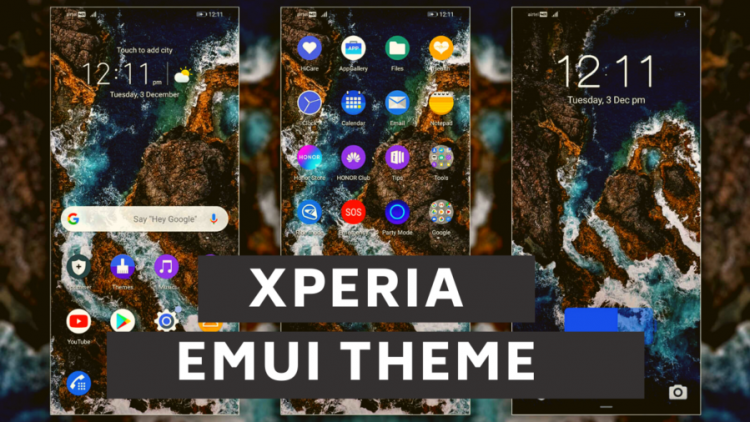 Download Latest Xperia EMUI Theme for EMUI 9.110 Devices