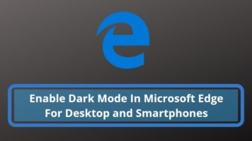 Enable Dark Mode In Microsoft Edge
