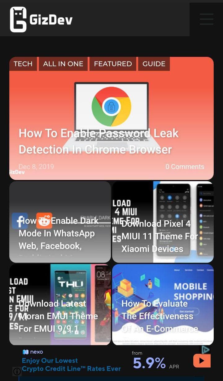 force dark mode chrome mobile