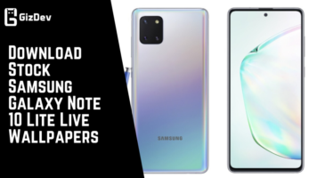 Download Stock Samsung Galaxy Note 10 Lite Live Wallpapers