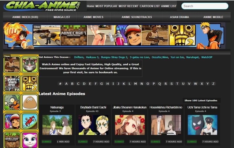 Free Anime Websites-Chia-anime