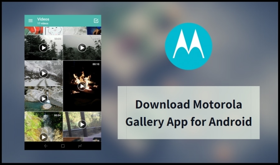 INSTALL: Moto Gallery app (for Moto G4, G5, Moto Z series) with Nougat icon  and photo editor - Motorola Lovers