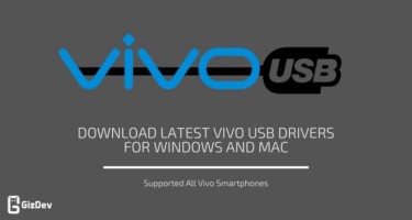 Vivo USB Drivers for windows and mac