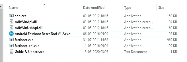 Android Fastboot Reset Tool v1.2