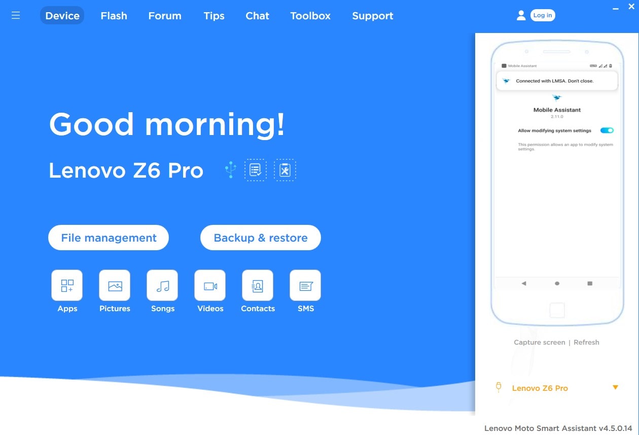 Download Latest Lenovo and Motorola PC Suite (Smart Assistant)