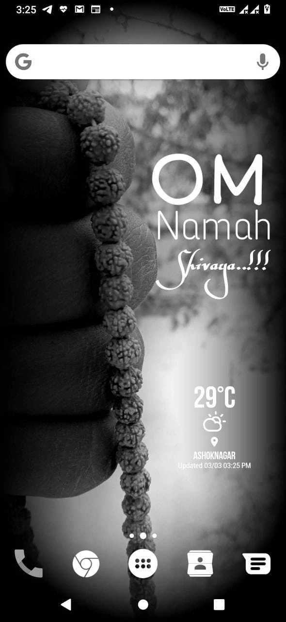 Nova Launcher Setup Om Namah Shivaya