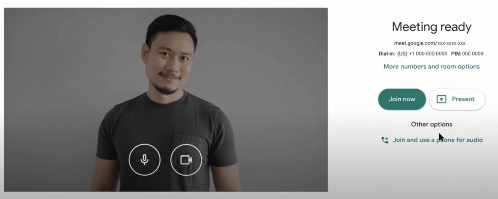 record a meeting video in Google Meet