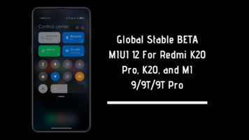 Global Stable BETA MIUI 12 For Redmi K20 Pro, K20, and MI 9/9T/9T Pro