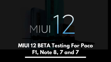 MIUI 12 BETA Testing