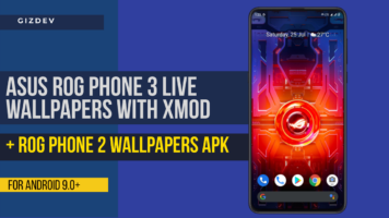 Asus ROG Phone 3 Live Wallpapers APK With X-Mode Toggle