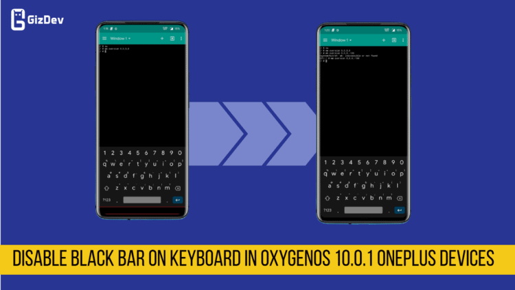 Disable Black Bar On Keyboard In OxygenOS 10.0.1 OnePlus Devices