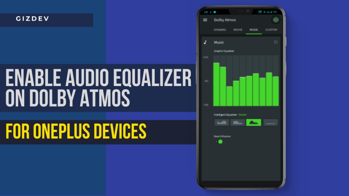 inch masse boykot Enable Audio Equalizer on Dolby Atmos for OnePlus devices
