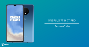 OnePlus 7T Series Service Code