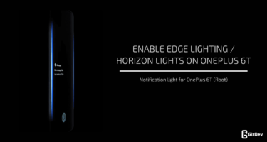 Enable Edge Lighting Horizon Lights on OnePlus 6T