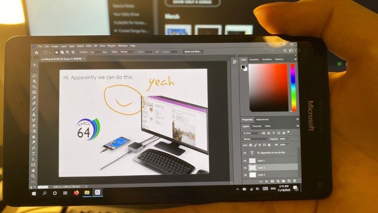 Developers Ran Adobe Photoshop On Lumia, Windows 10 ARM Version
