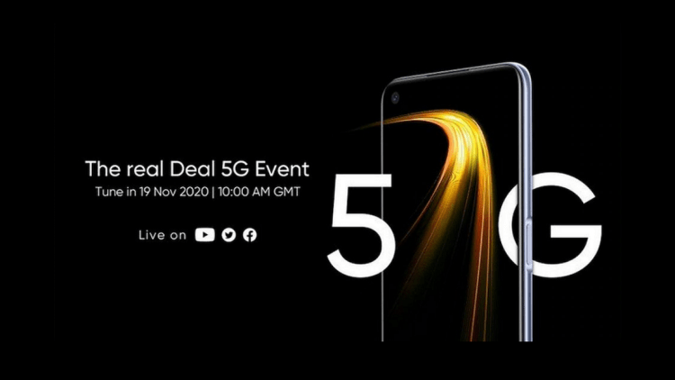 Realme 7 5G To Be Launched on 19 November, Realme V5 Rebrand