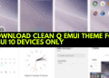 Download Clean Q EMUI Theme For EMUI 10 Devices Only