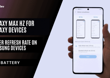 Galaxy Max Hz For Galaxy Devices, Lower refresh rate and save battery