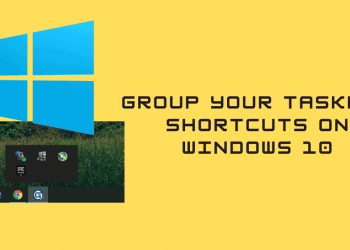 Group Your Taskbar Shortcuts on Windows 10