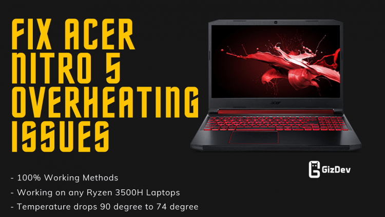 How To Fix Acer Nitro 5 Overheating, Fix Ryzen 5 3550H Overheating