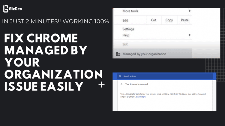 How To Fix Chrome Managed By Your Organization Issue Easily