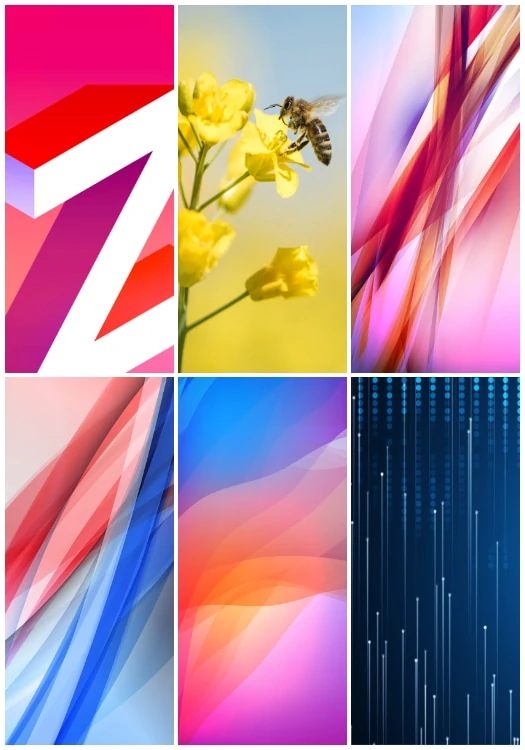 Lava Z6 Stock Wallpapers