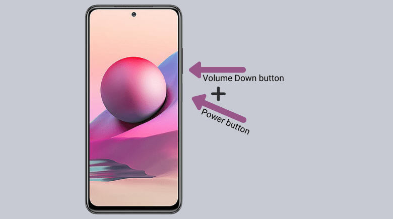 Redmi Note 10S Key Combination Screenshot