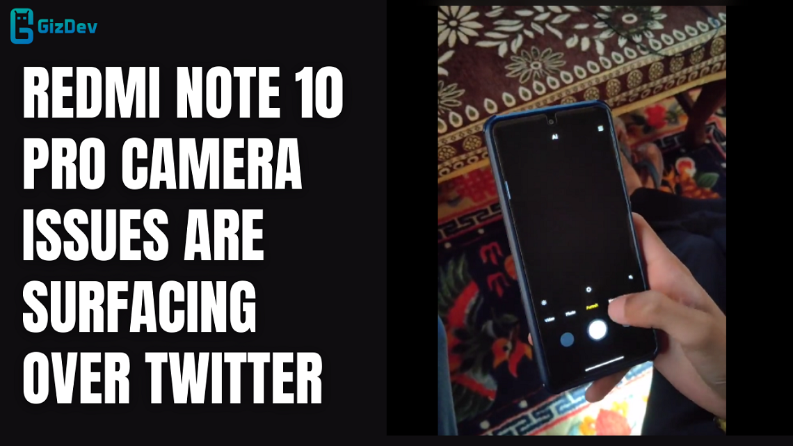 redmi note 10 pro camera not working after update