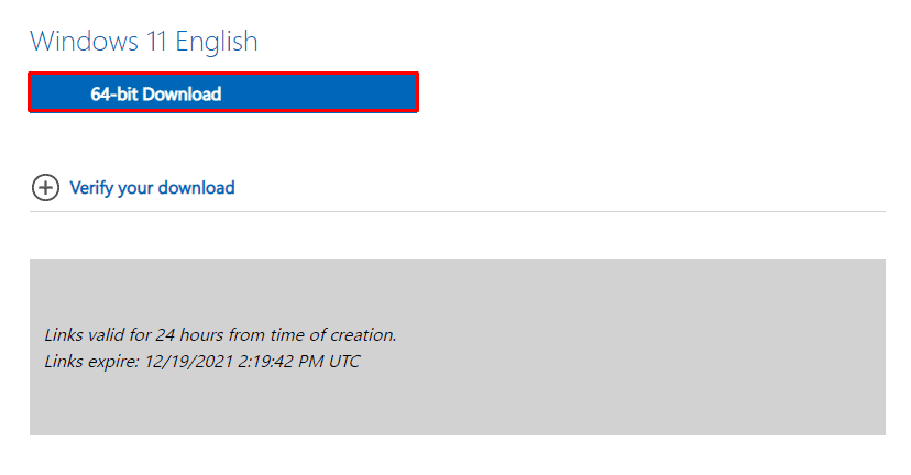 Windows 11 ISO File from Microsoft